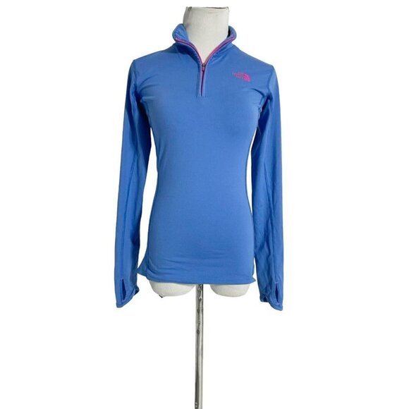 The North Face Size XS  Pull Over Sweater Long Sleeve 1/4 Zip - Picture 1 of 7